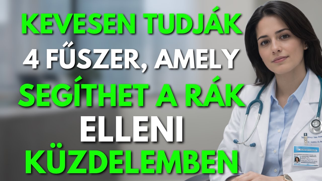 4 fűszer a RÁKOS sejtek ELLEN (Kezdd el MA!)