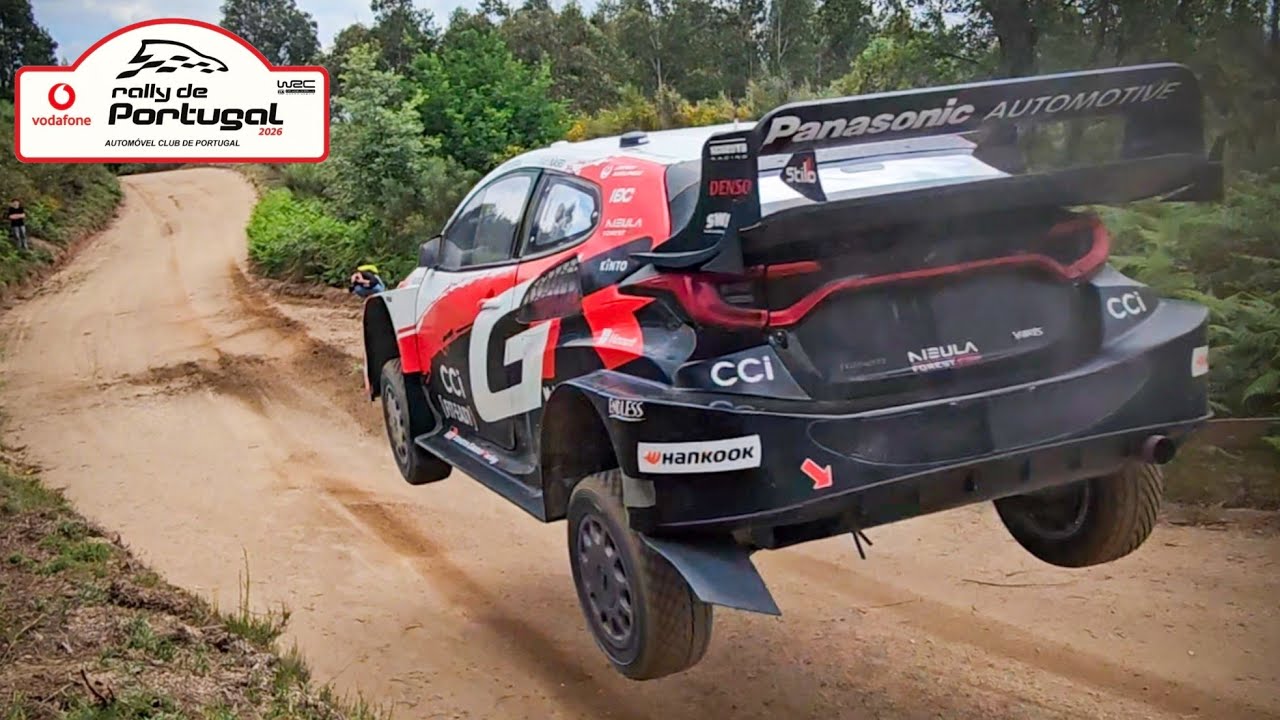 WRC Rally de Portugal 2026 🇵🇹 Best of Test Rally 1 |  Preview Pure Sound Raw Action | Full HD 