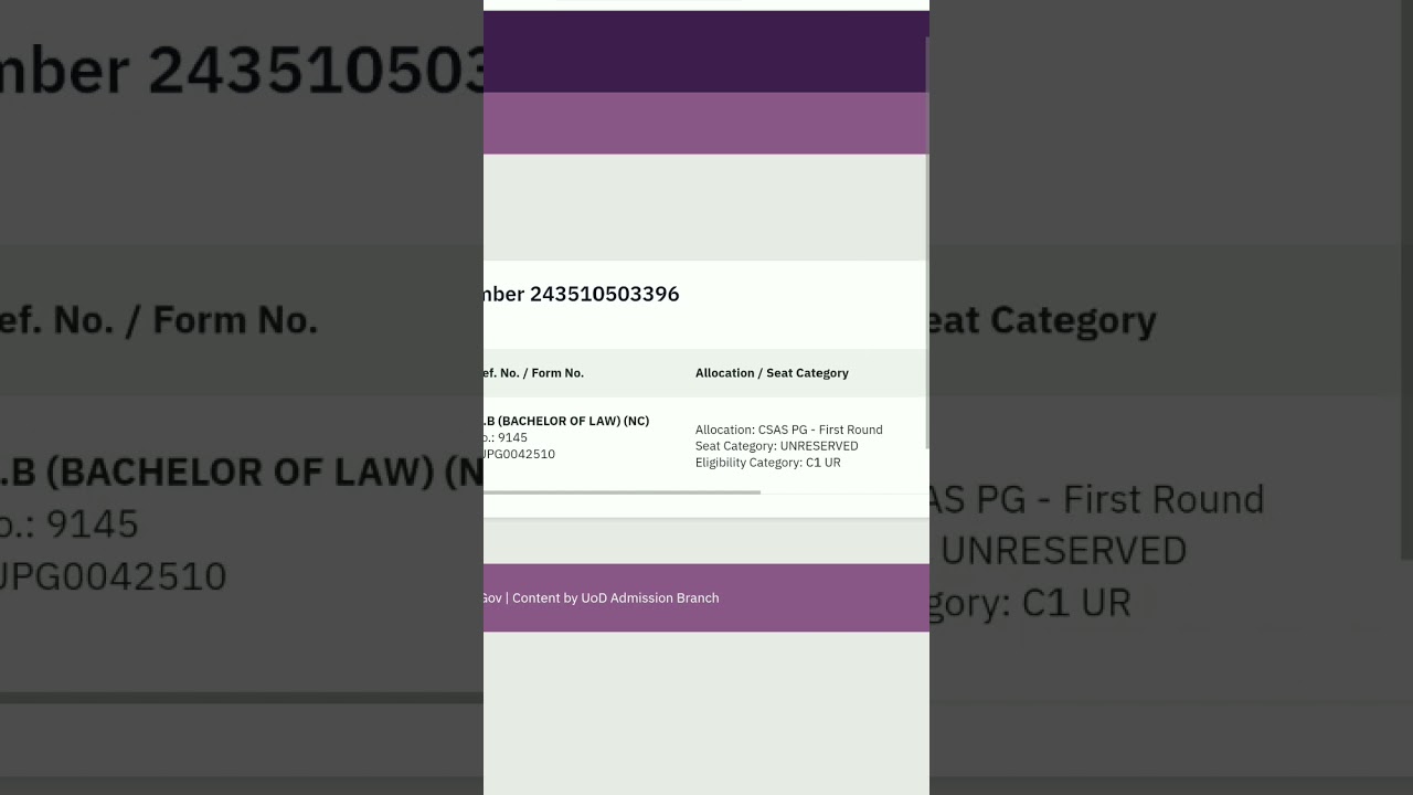 du llb cutoff 2024 first round seat allocation #capmuslawcenter #lc1 #lc2 du #cutoff #llb #du