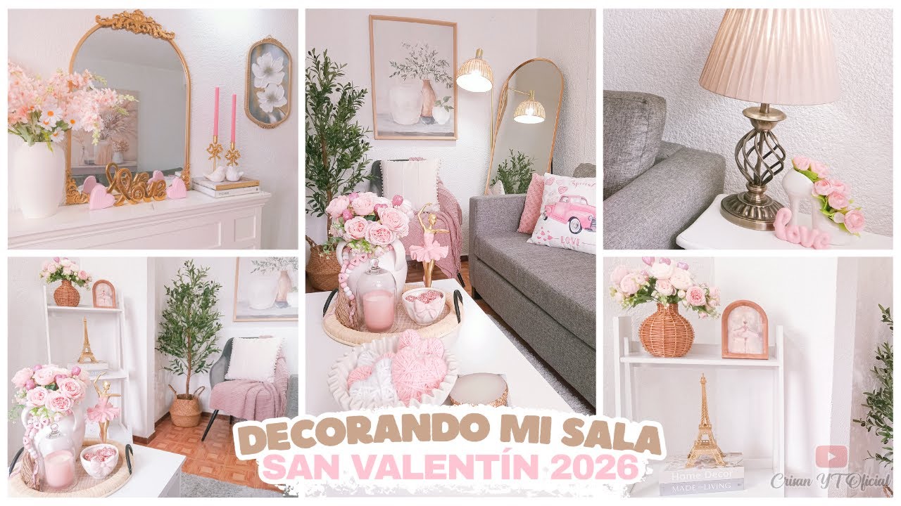 Decoración de Sala San Valentín 💕 Ideas Elegantes, Románticas y Cozy |  Inspiración hogar