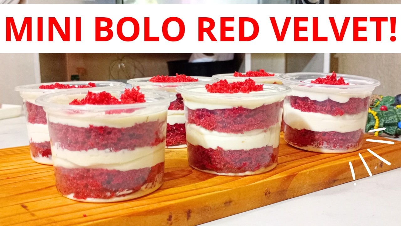 FAÇA E VENDA: BOLO NO POTE RED VELVET I Versão econômica para LUCRAR ALTO!