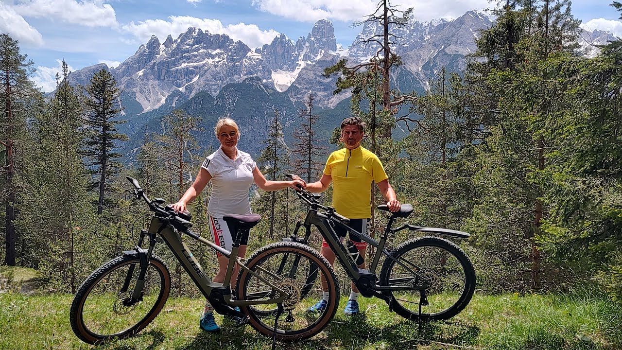 PRATO PIAZZA, LAGO DI LANDRO Dolomiti, e-bike, Italy