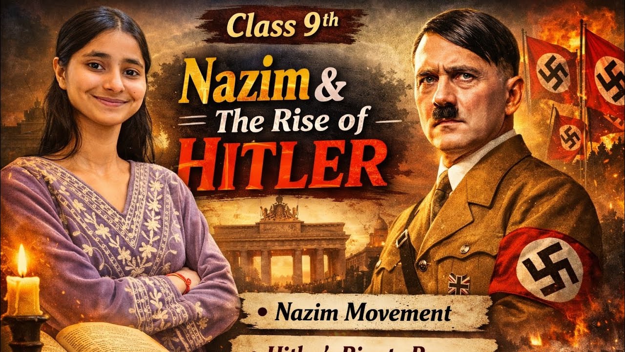 Class 9 History | Nazism and the Rise of Hitler explained shortly and clearly.#hitler #class9th 