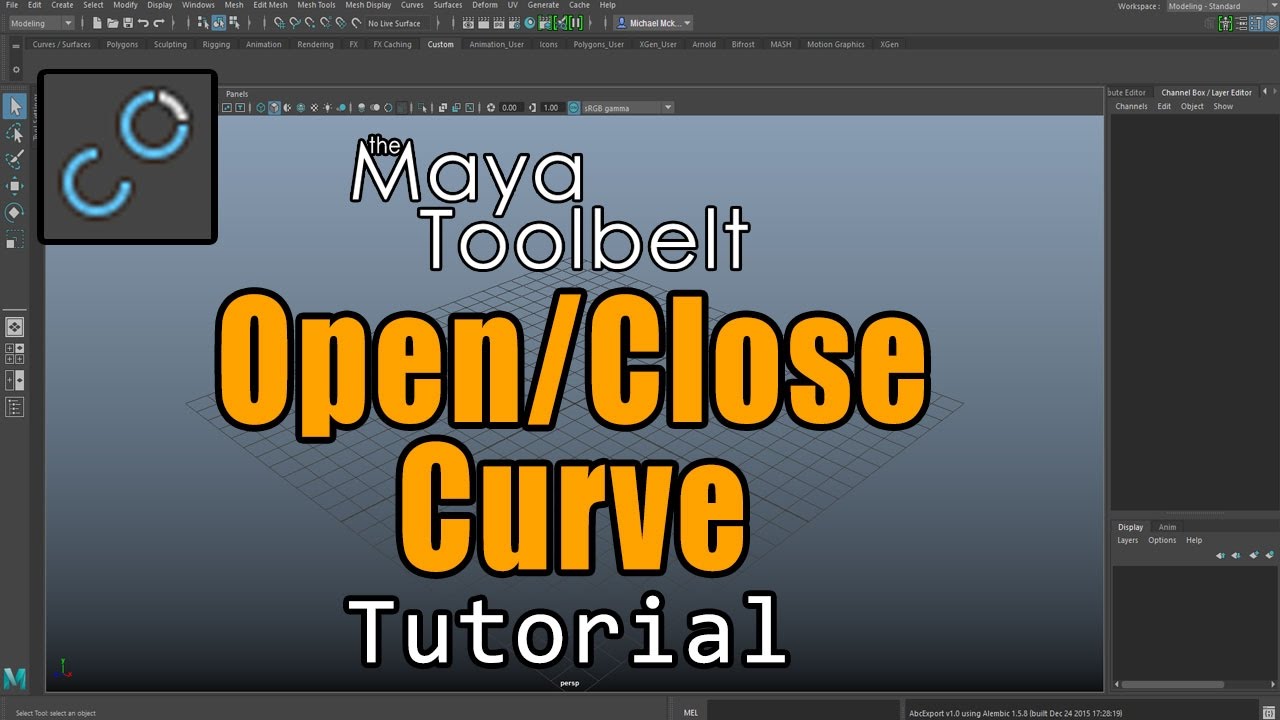 The Maya Toolbelt - Open/Close Curve