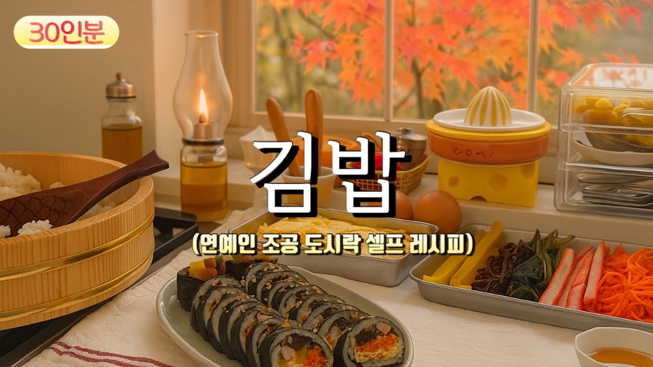 김밥 잘 마는법🥕연예인 조공 도시락 30인분 김밥 만들기. 김밥 덕후의 요리 브이로그. kimbap kpop demon hunters