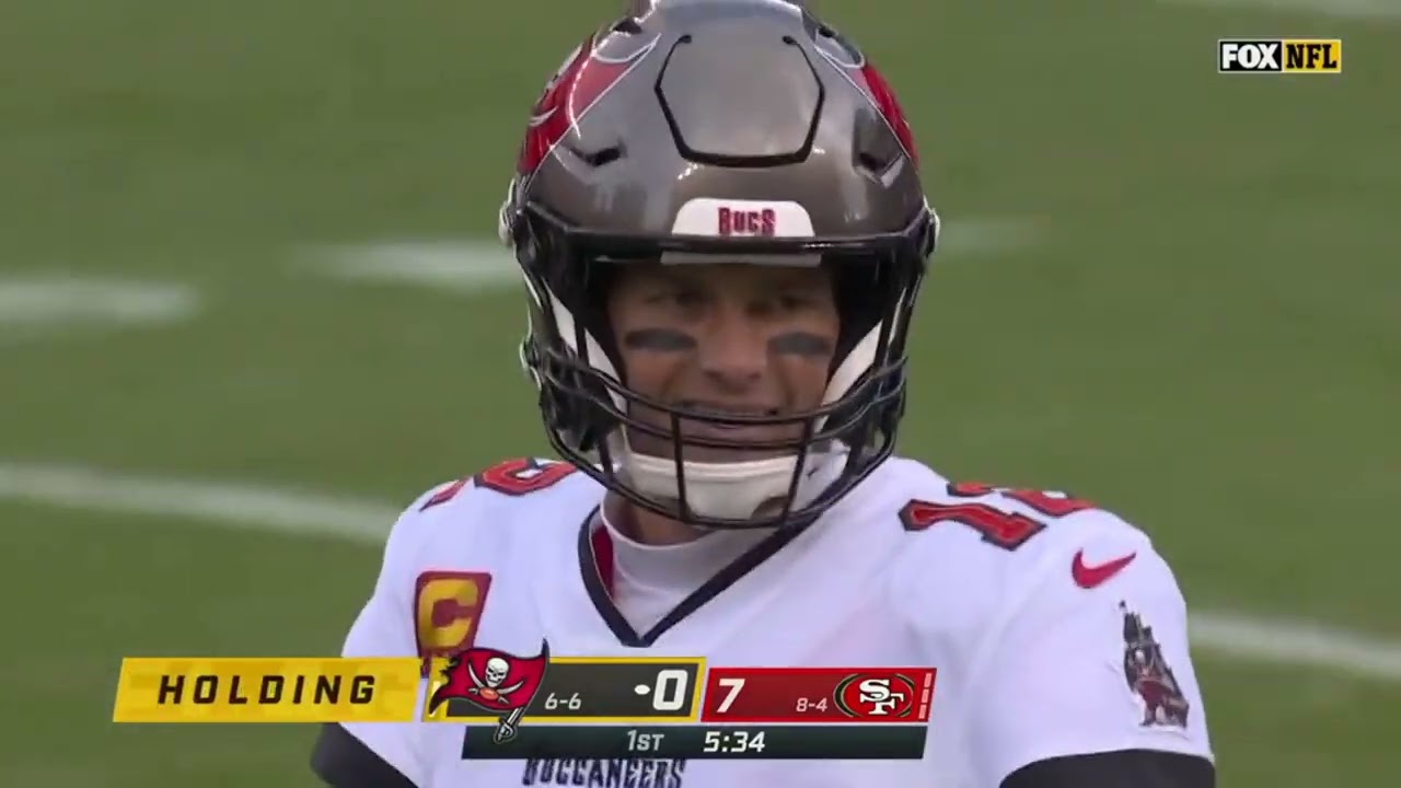 Wide open Mike Evans td taken away by yet another Donovan Smith holding penalty