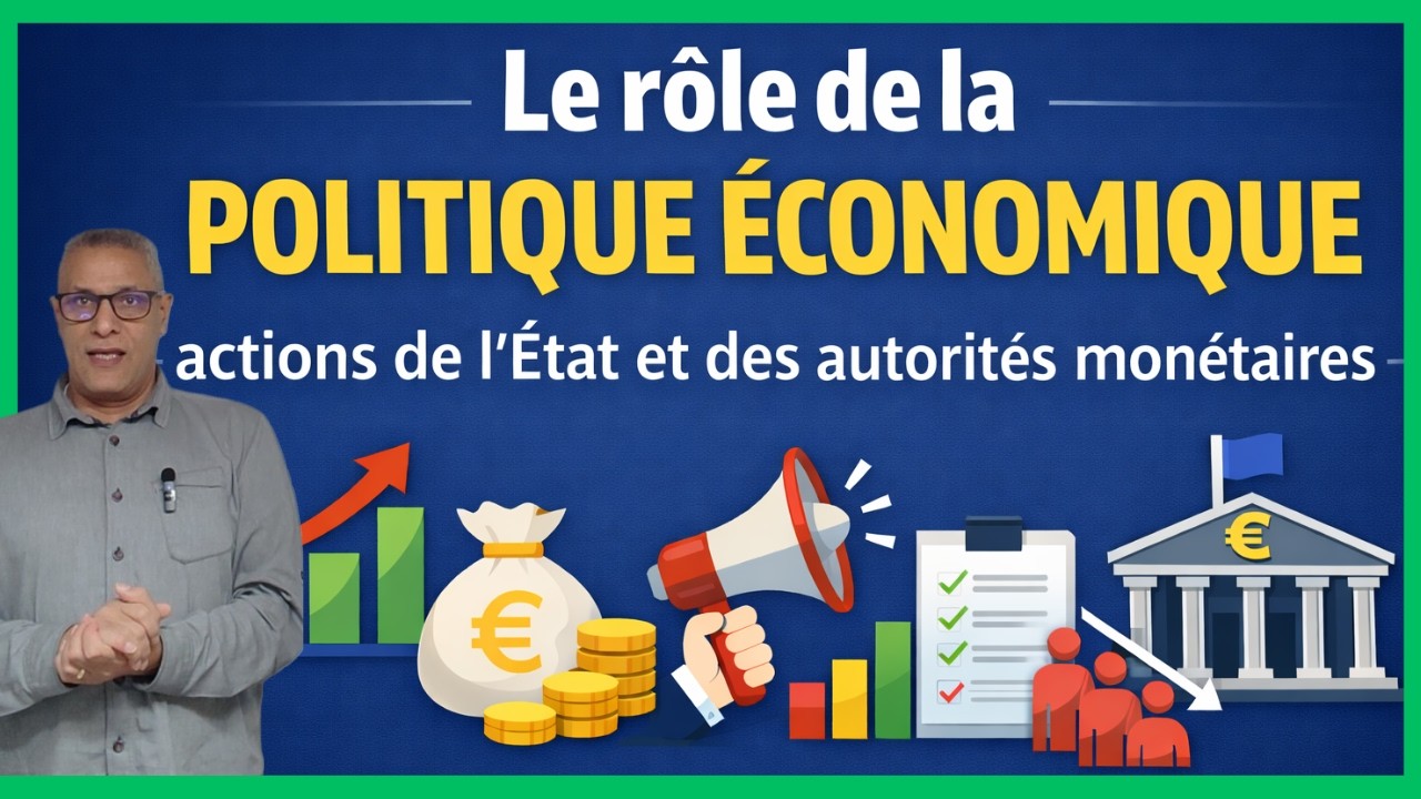 Macroéconomie #3 — RÔLE DE LA POLITIQUE ÉCONOMIQUE : actions de l'État et des autorités monétaires
