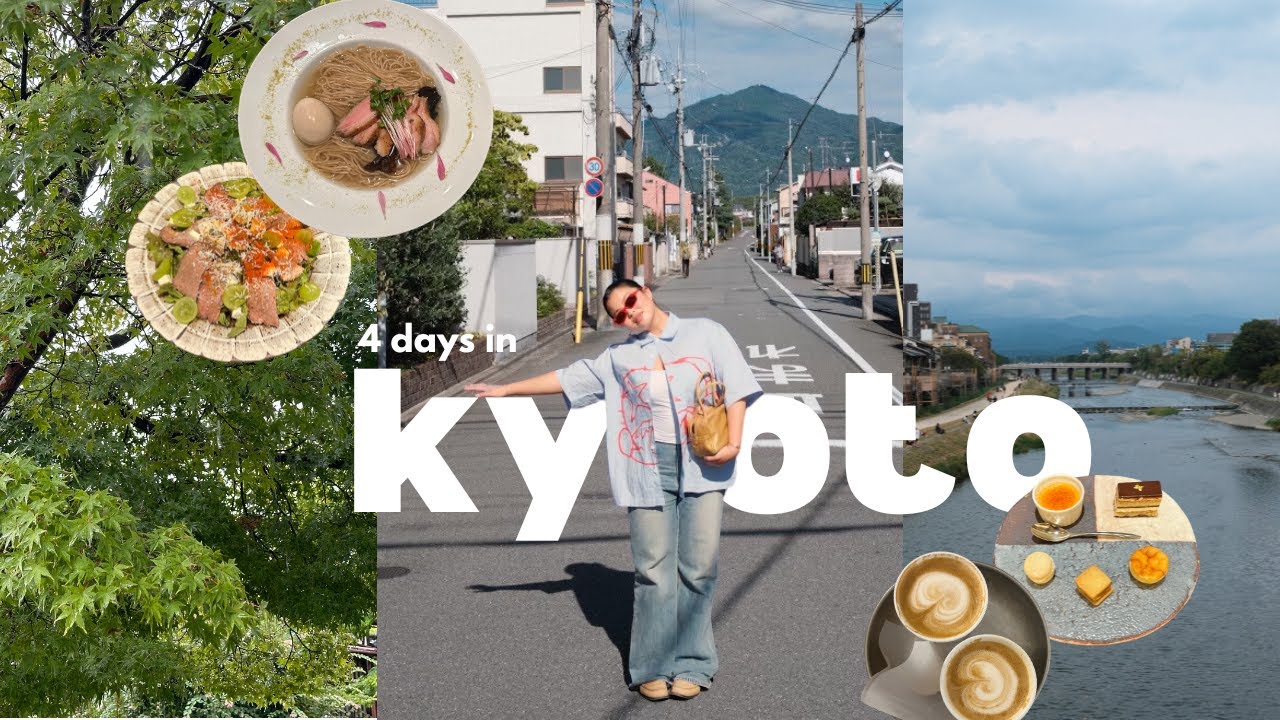 4 days in kyoto | cutest cafes, BEST ramen, bamboo forest, & temples 𑁍🀦