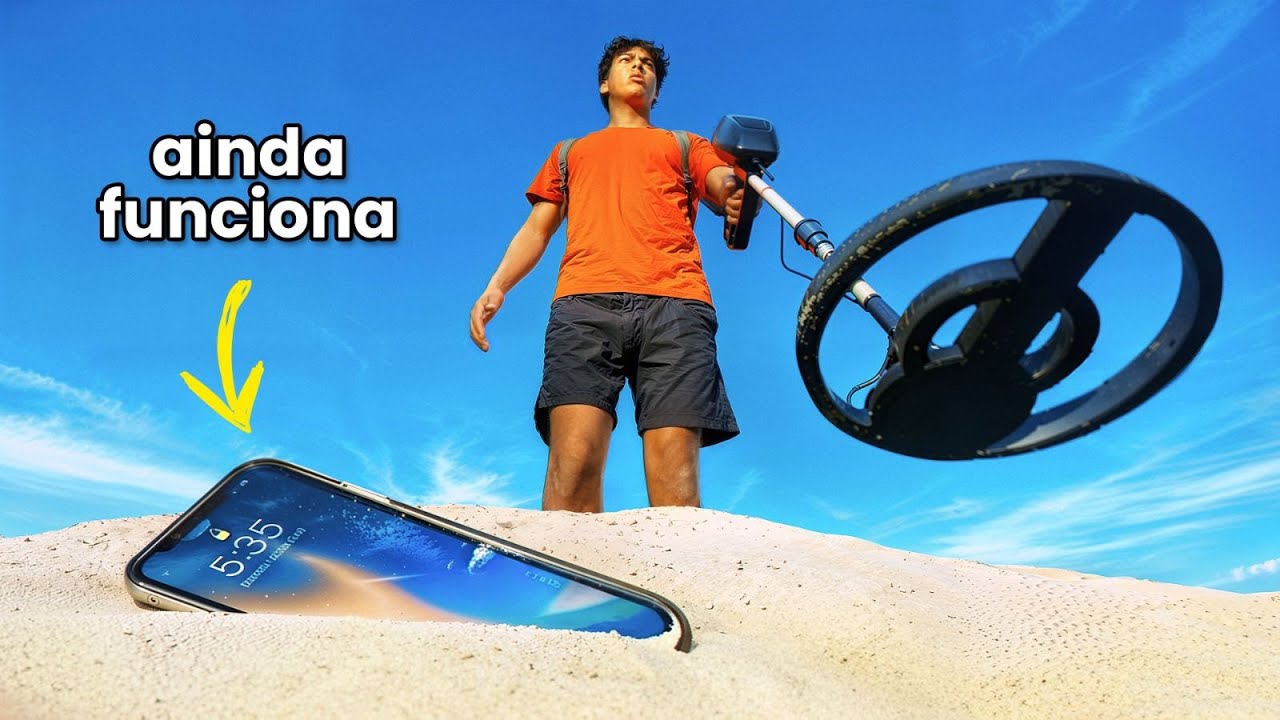 USEI UM DETECTAR DE METAIS EM 100KM DA PRAIA!