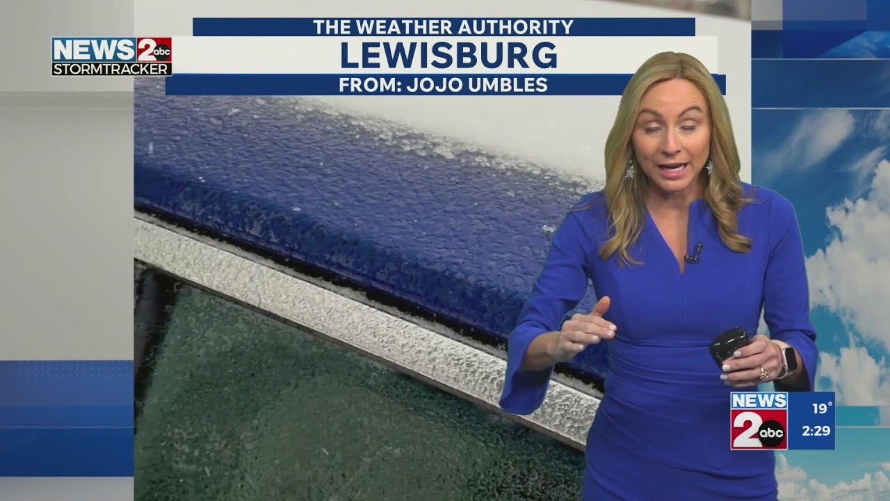 Danielle Breezy talks ice impacts in Lewisburg
