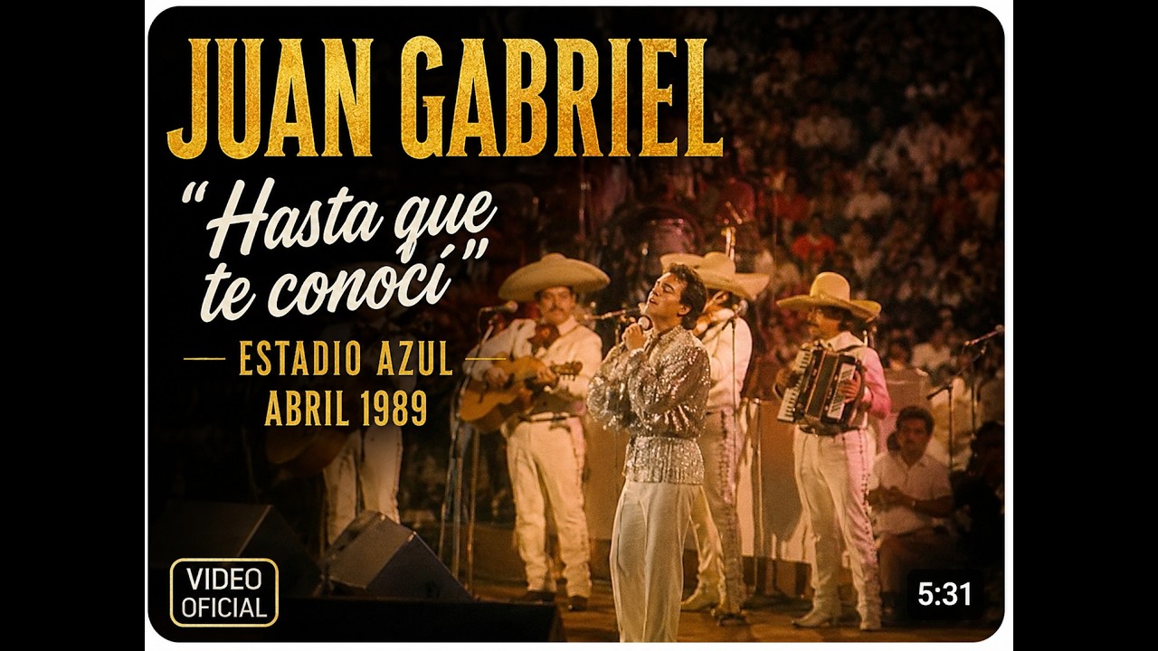 Juan Gabriel - En Vivo Desde El Estadio Azul Grana 1989 - Hasta Que Te Conocí Versión Larga