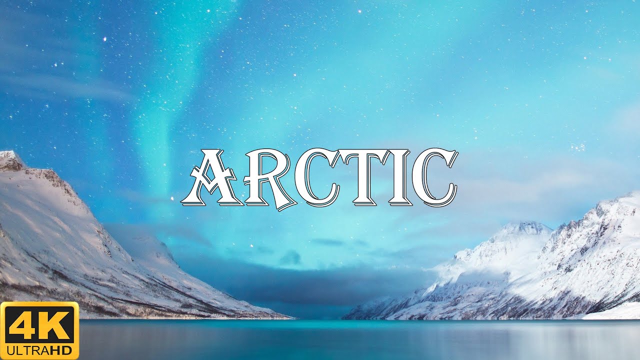 FLYING OVER ARCTIC (4K UHD) - Piano Relaxing Music With Beautiful Nature Films (4K Video Ultra HD)