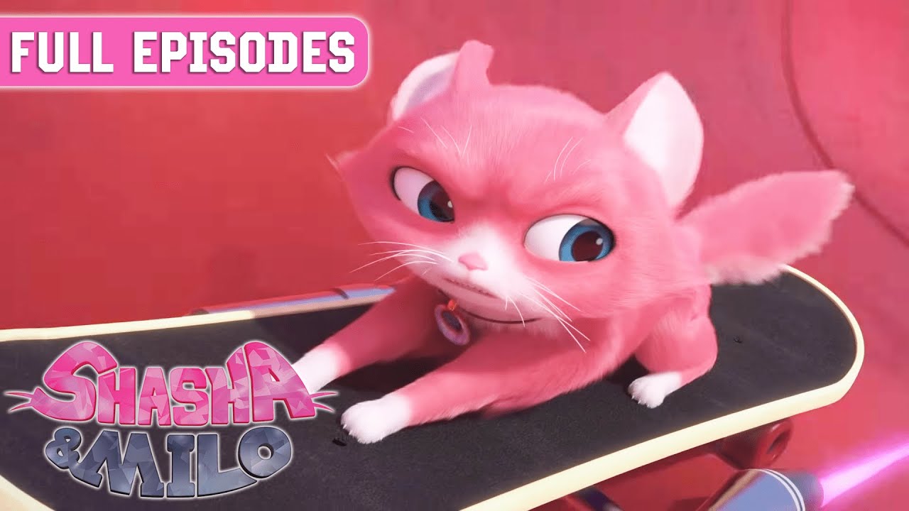 Shasha & Milo | S1 E7-9 | The Carnival Cat, Curtain Claws and More! | TRIPLE EPISODE