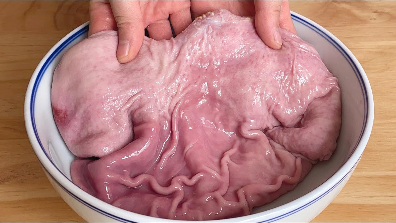 清洗猪肚时，加盐和面粉洗就错了，教你一招简单快速，干净无异味。【民寒食藝】
