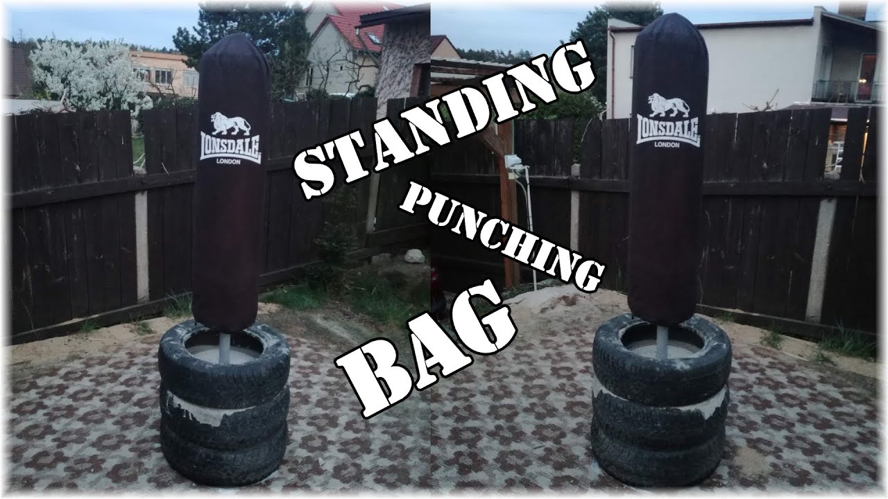 Jak udělat volně stojící boxovací pytel / How to make  standing punching bag