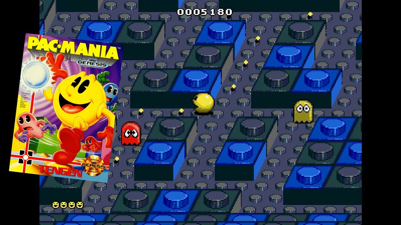 Today's game pick #7 Pac-mania (Sega Genesis / Mega drive, 1991)