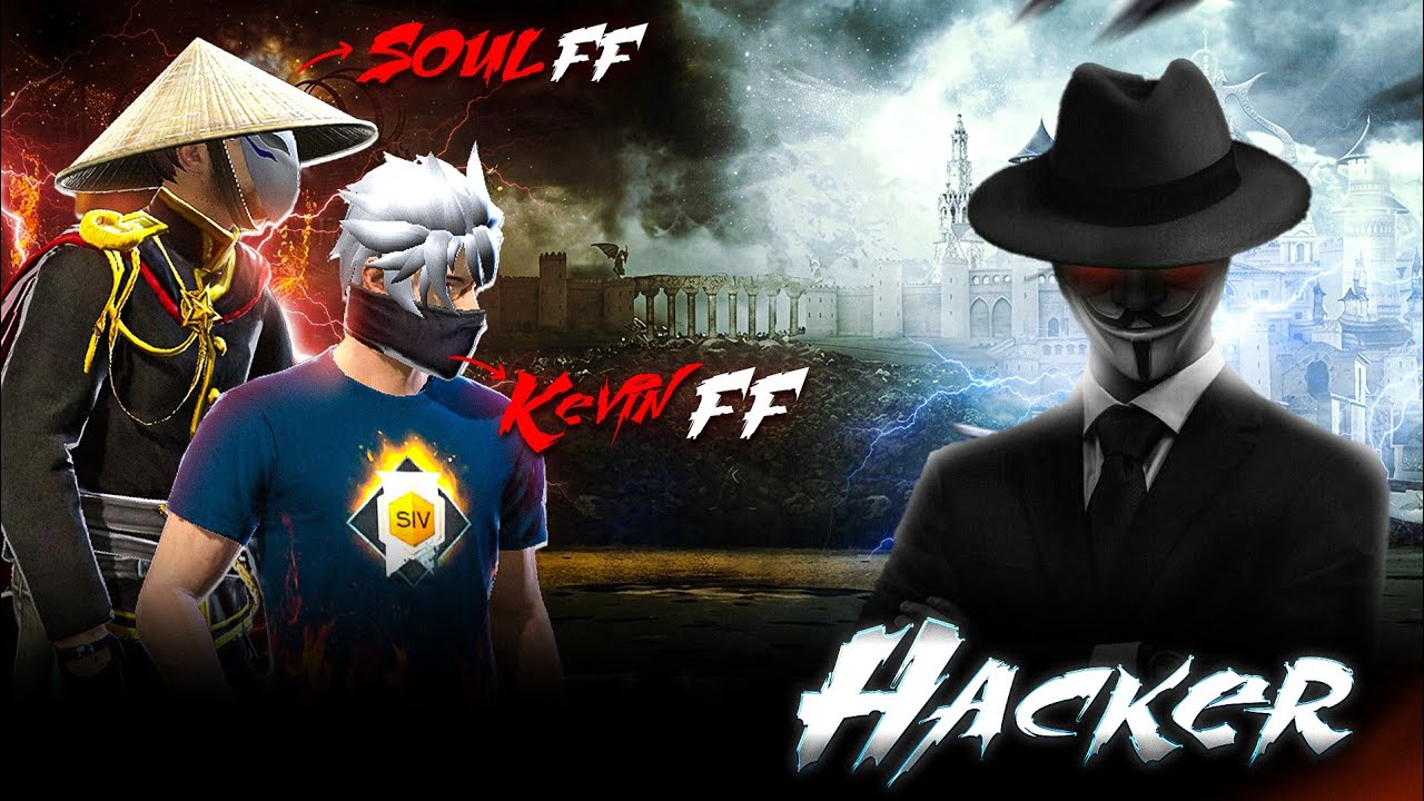 @kevin-yt11 и @SoulFF18 🤯💥 против опасного хакера 🙀☠️ || Freefire 1 против 2 🙀🔥|| Не пропустите 💣📈