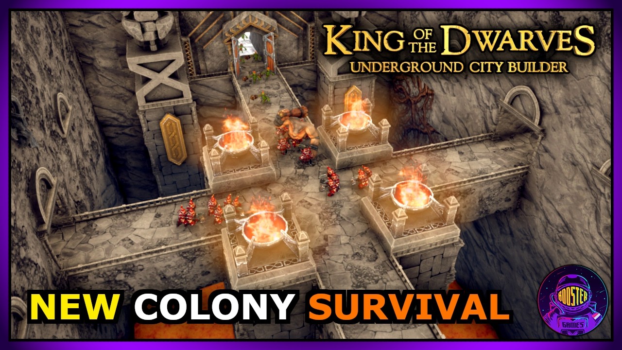 LIVE | FIRST LOOK at NEW 3D Dwarven City Builder! - King of the Dwarves Demo Gameplay