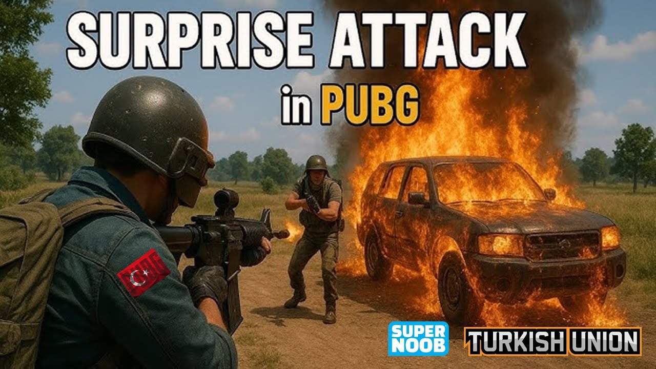 Surprise Attack in PUBG...:=))) SuperNoob