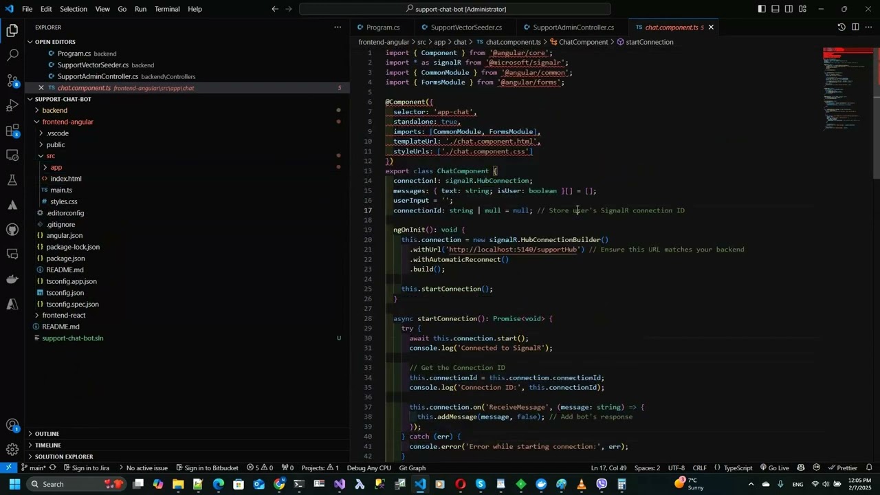 AI-Powered Support Chat Bot using Ollama, Qdrant and C# in 15 min