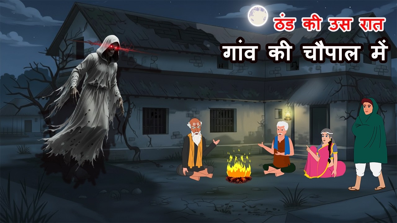 ठंड की उस रात गांव की चौपाल में | Haunted village। Horror kahaniyan | scary kahani | Horror story