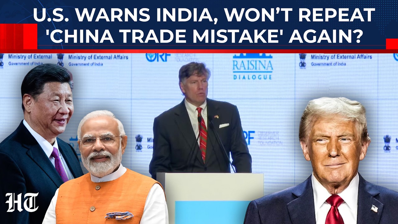 Trump's Ultimatum To India? America Refuses to Create Another Rival Superpower, Targets China On Cam