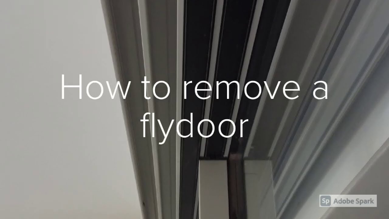 How to remove a flydoor