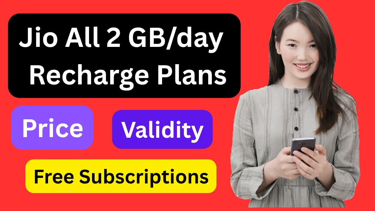 Jio all 2 GB per day data plans price validity and free OTT subscriptions #jio