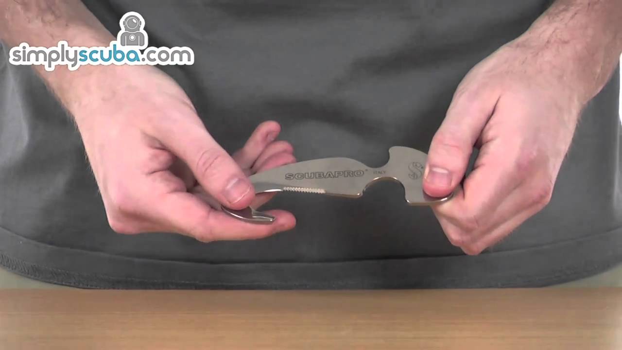 Scubapro mesh Cutter Knife - www.simplyscuba.com