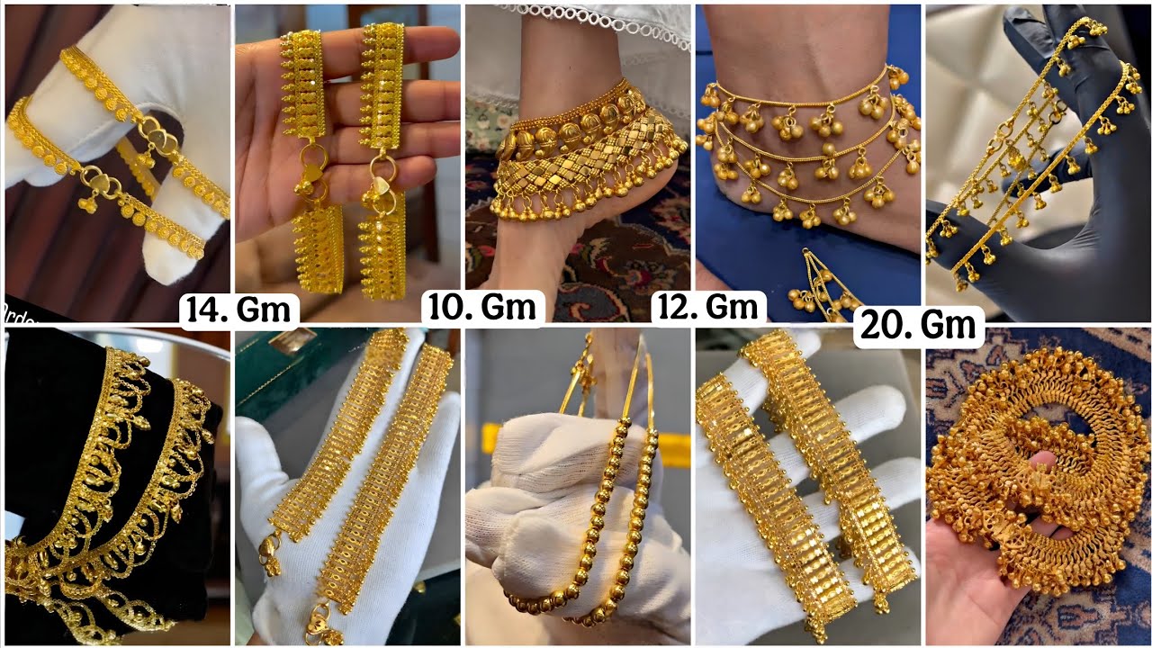 Light Weight Gold Payal |Gold Payal Designs With Price |Gold Payal Design |Payal Design#payal #viral