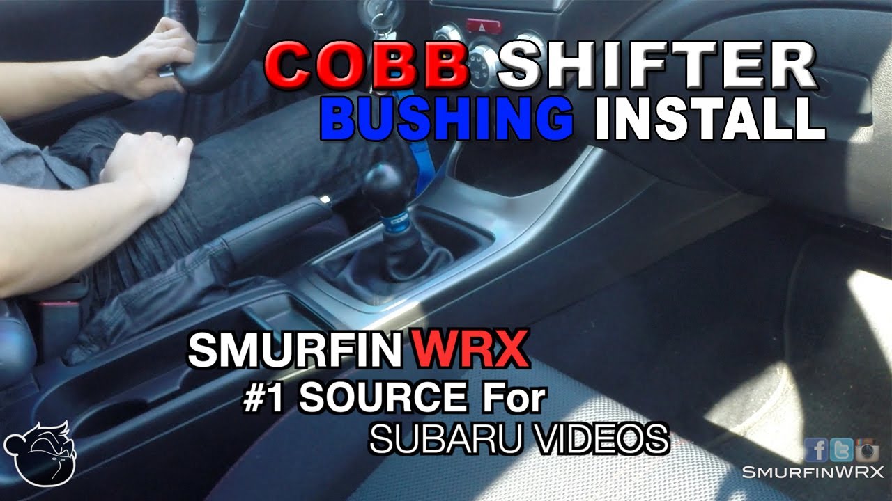 Установка втулки переднего и заднего рычага переключения передач COBB Subaru
