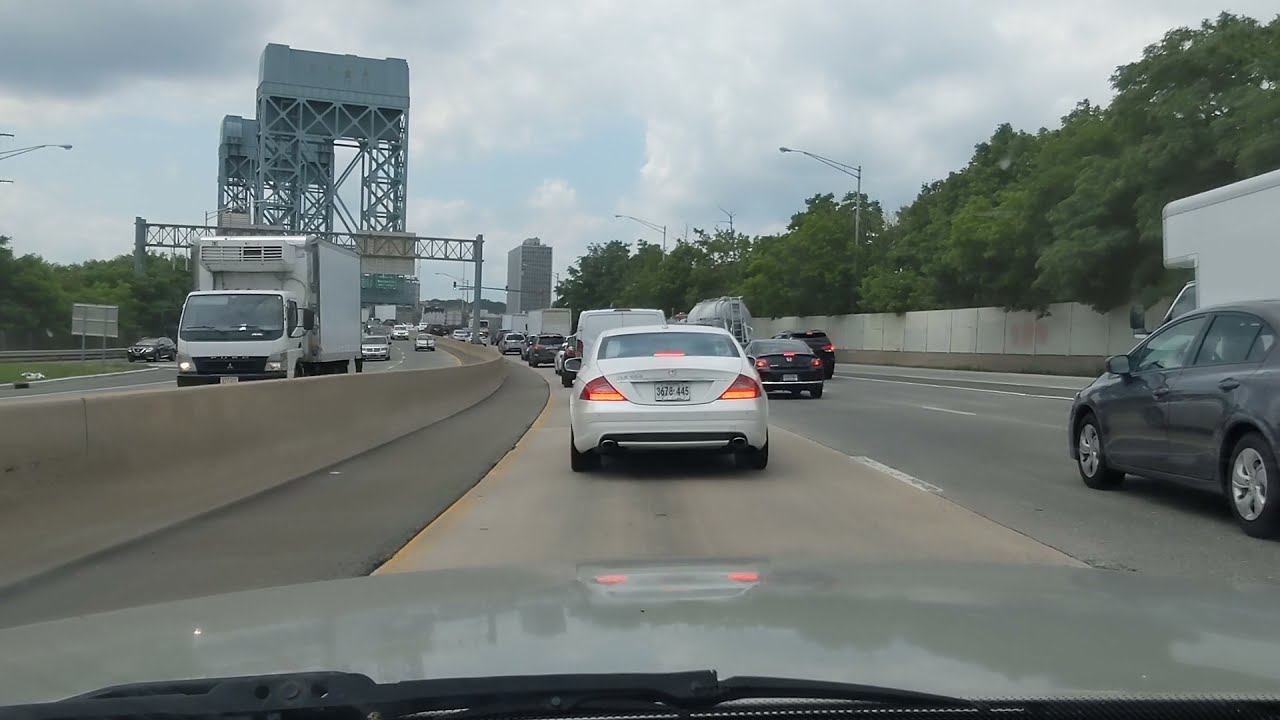 NJ Drive: Industrial Jersey City - Newark Turnpike in a Crown Victoria