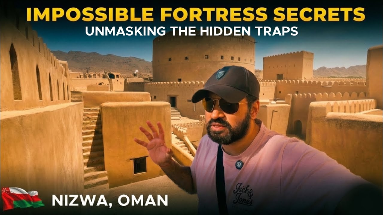 Muscat to Nizwa by Bus 🇴🇲 | Cheapest Oman Day Trip (Nizwa Fort & Souq Under ₹3500!) 
