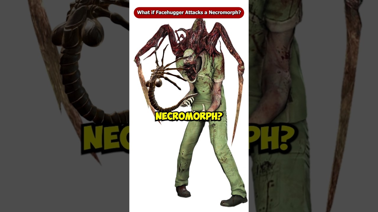 What If Facehugger Attacks a Necromorph from Dead Space? #shorts #viral