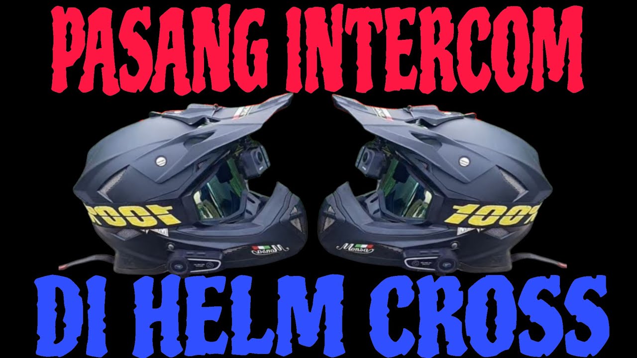 PASANG INTERCOM GEARELEC DK02 PLUS DI HELM CROSS
