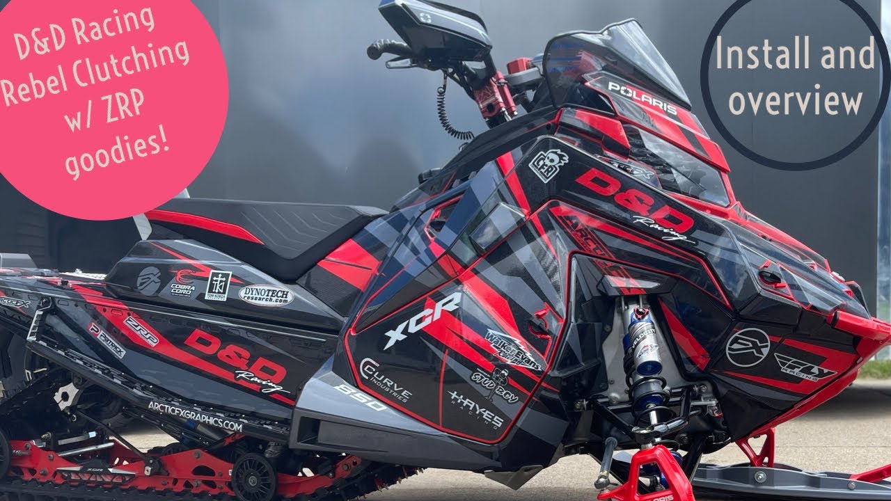 22 Polaris XCR D&D Racing Rebel Kit Clutching with ZRP lightweight components install and overview