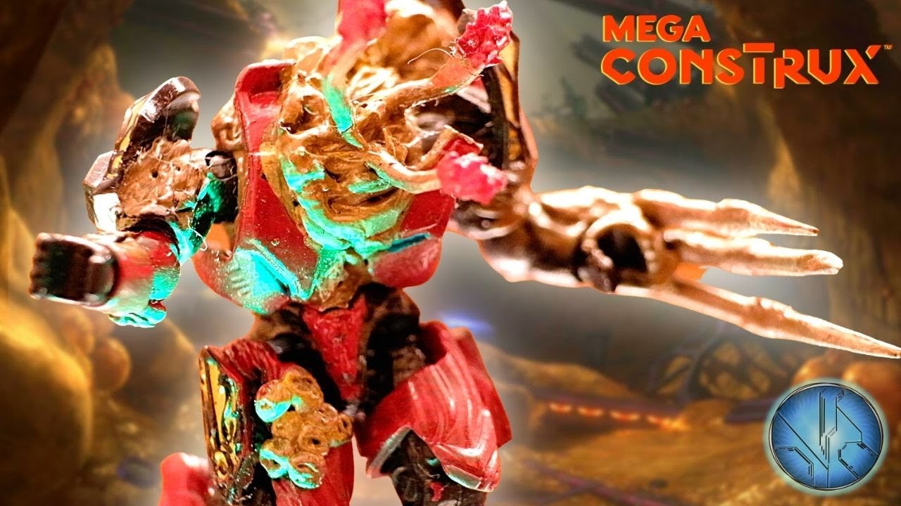 ☣️  This Flood Honor Guard is a NIGHTMARE! Halo Mega Construx Customs ☢️