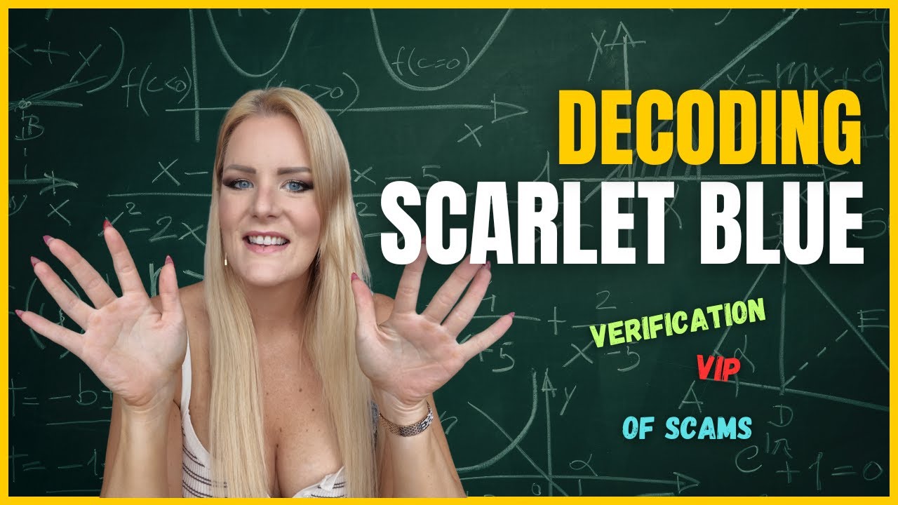 Расшифровка Scarlet Blue - VIP? Зелёная галочка?