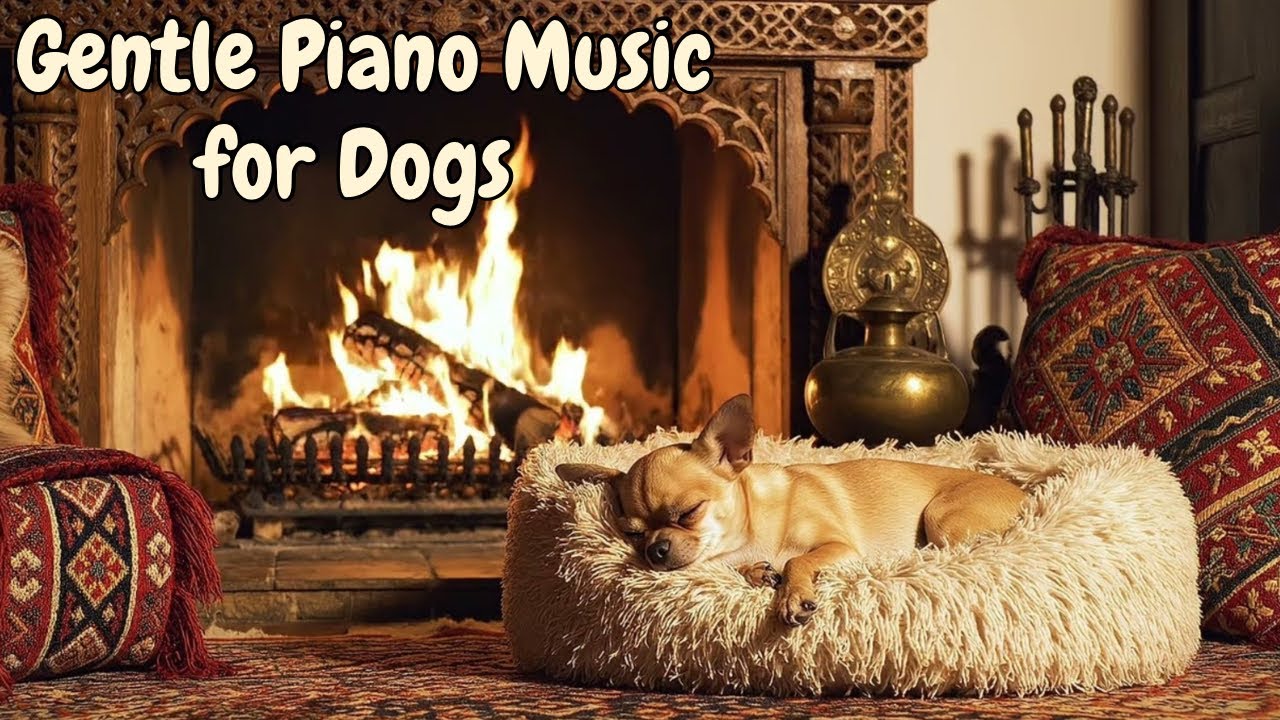 Relaxing Piano Music for Dogs 🐶 8 Hour Dog Sleep & Anxiety Relief Music