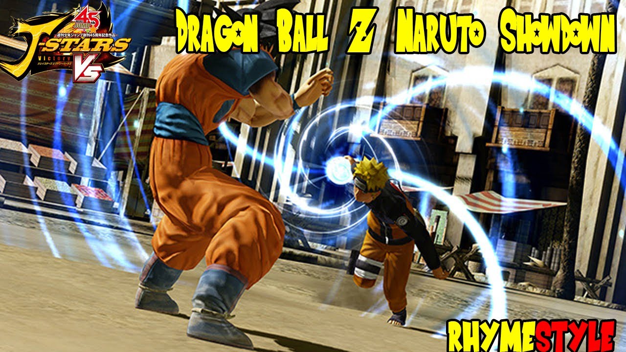 Dragon Ball Z vs Naruto Shippuden: Tailed Beast Bomb vs Spirit Bomb (J-Stars Victory VS)