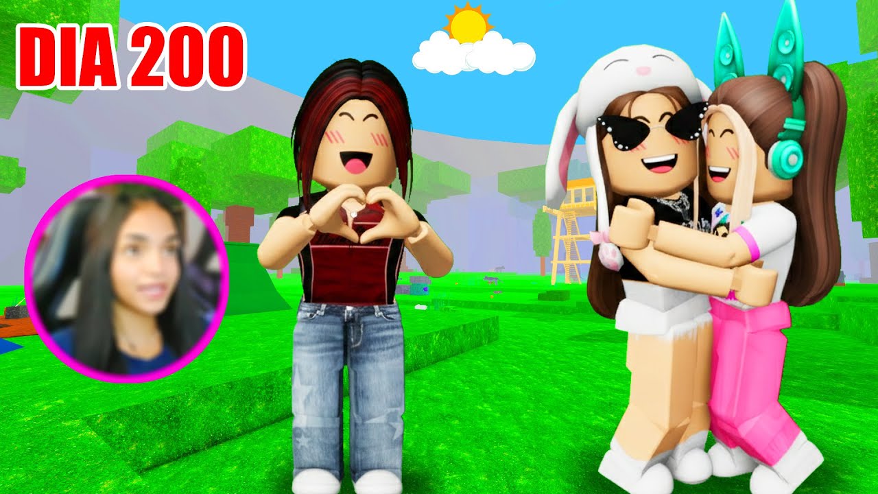 AJUDAMOS A INSCRITA A CHEGAR EM 200 DIAS NO 99 NOITES - FACECAM - Roblox