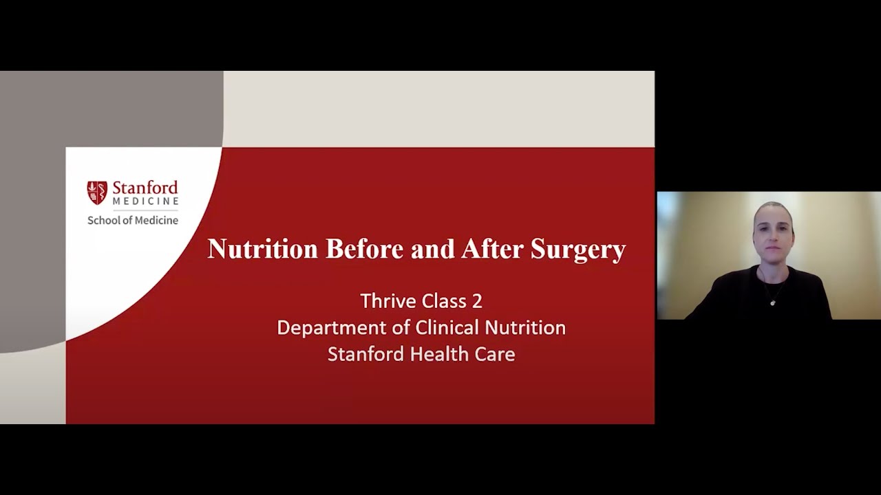 Nutrition Before and After Surgery
