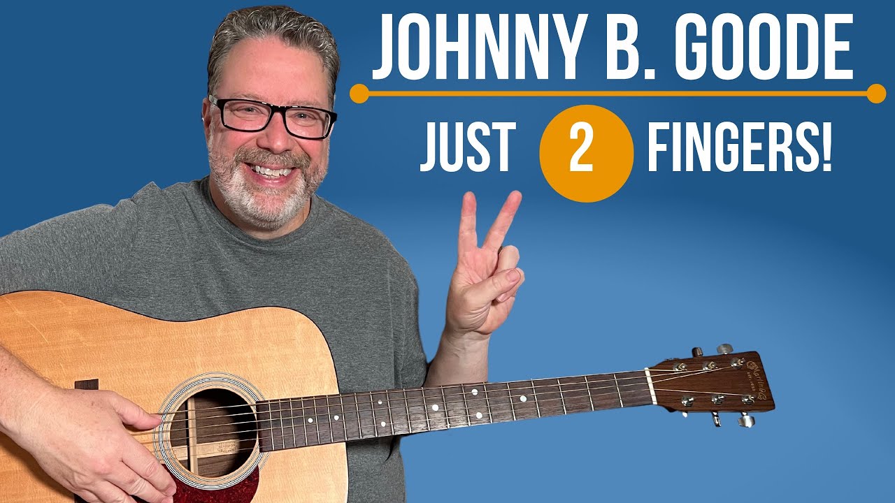 EASY way to play Johnny B. Goode - Beginner Guitar