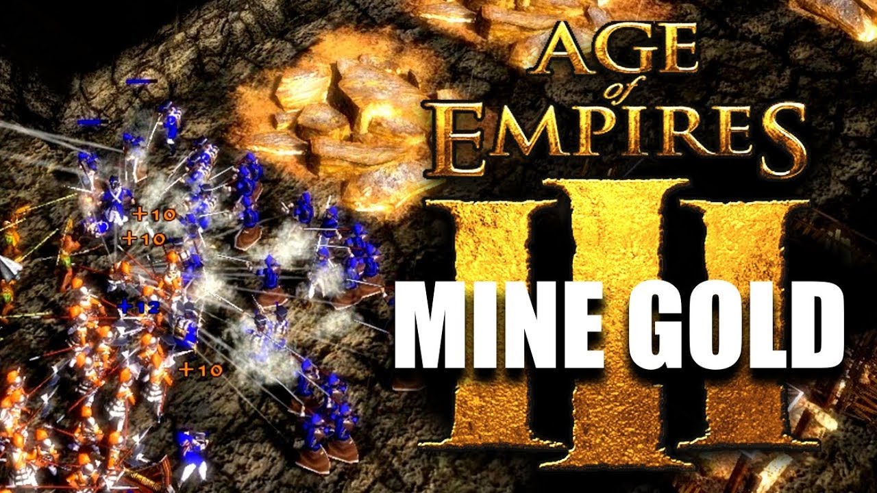AGE OF EMPIRES 3, PERO SOLO CON ORO !!! MINE GOLD