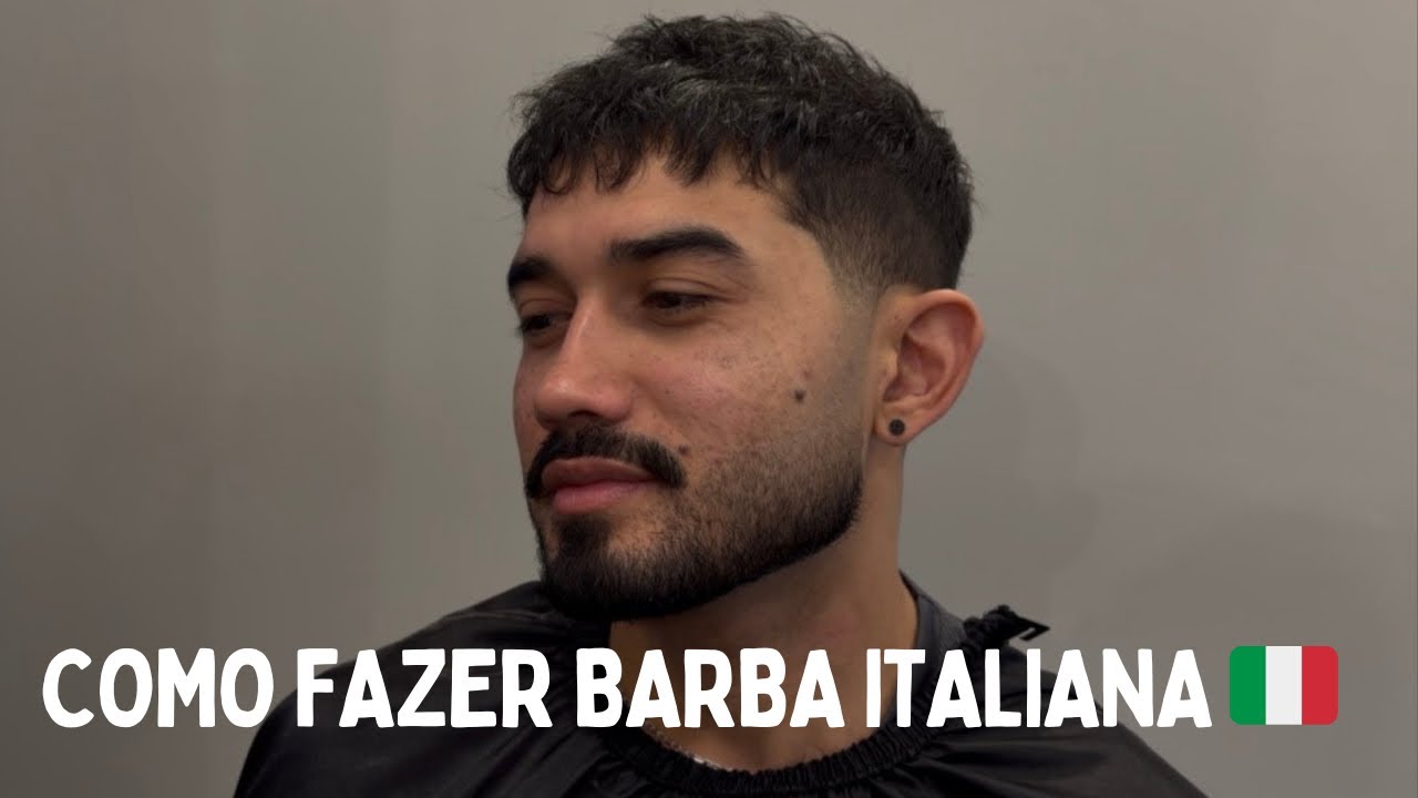 COMO FAZER BARBA ITALIANA 🇮🇹 | PASSO A PASSO COMPLETO (BARBEIRO)