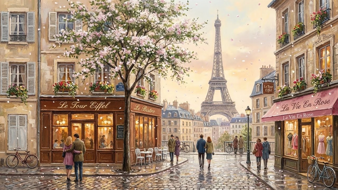 𝐏𝐀𝐑𝐈𝐒 𝐂𝐀𝐅𝐄́ 🗼 French Instrumental Music — Coffee Playlist | Guitar & Accordion