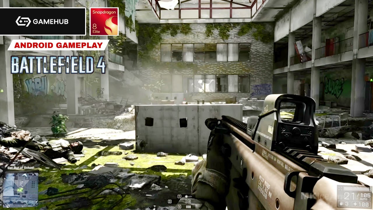 Геймплей Battlefield 4: Mobile на Android (высокие настройки графики) (1080p60fps) Часть 1.