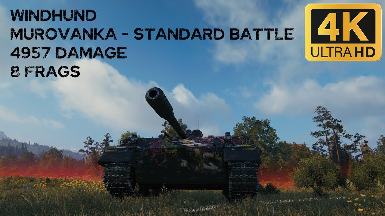Windhund 5,0k damage 8 frags on Murovanka - World of Tanks