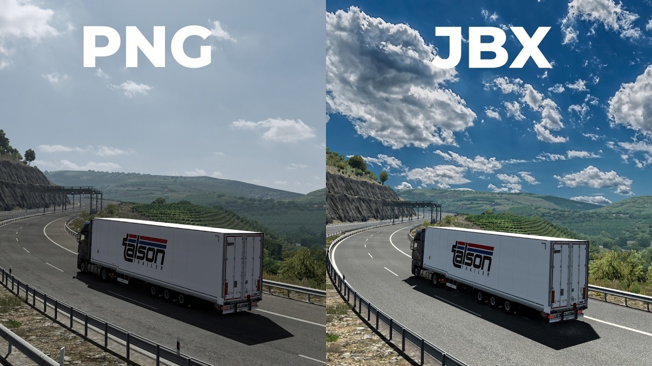 Euro Truck Simulator 2 - Corto trayecto con Snowymoon + JBX + PNG -