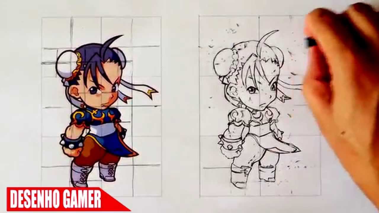 Técnica do Quadriculamento no Desenho (Esboço)